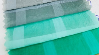 簡(jiǎn)約風(fēng)防曬服面料：尼龍大格子面料