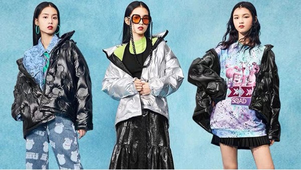 金屬工藝羽絨服面料，帶貨女王必備！